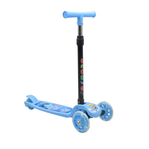 سكوتر ثلاتي بعجلات مضيئة - قابل للطي