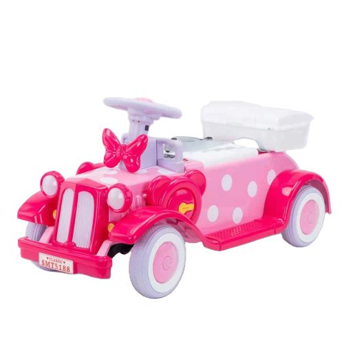 سيارة كهربائية للبنات - قيادة مباشرة + ريموت تحكم عن بعد للوالدين