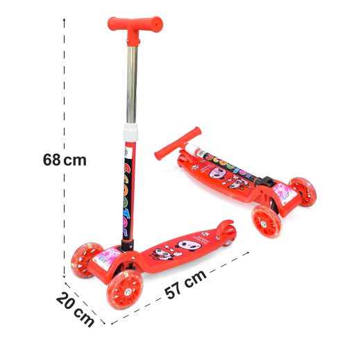 سكوتر ثلاثي بعجلات مضيئة