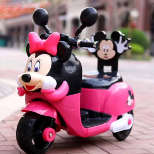 سكوتر ديزني ميني ماوس بثلاث عجلات دراجة كهربائية للأطفال
