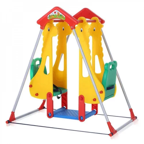 ارجوحة الزرافة للاطفال بمقعدين