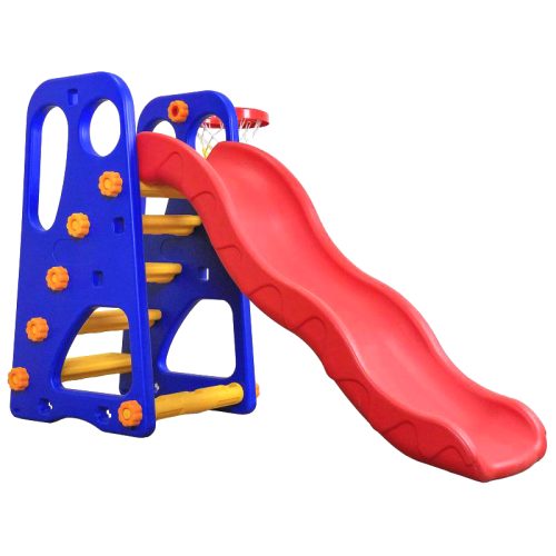 مجموعة اللعب 2 في واحد - زحليقة وحلقة كرة سلة